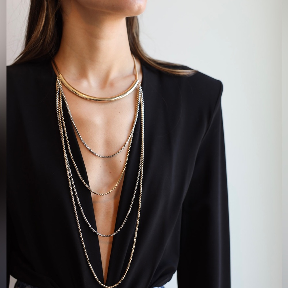 New 16" Chicos Collar Statement Necklace